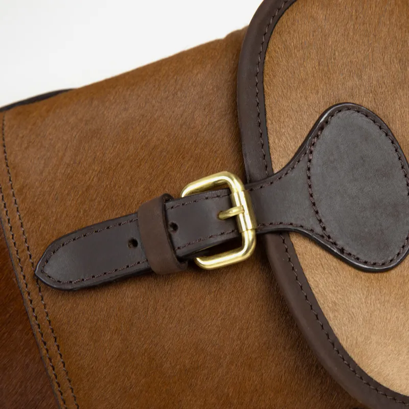 Teales Cow Hide Gun Slip Buckle and Flap Cow Hide-2