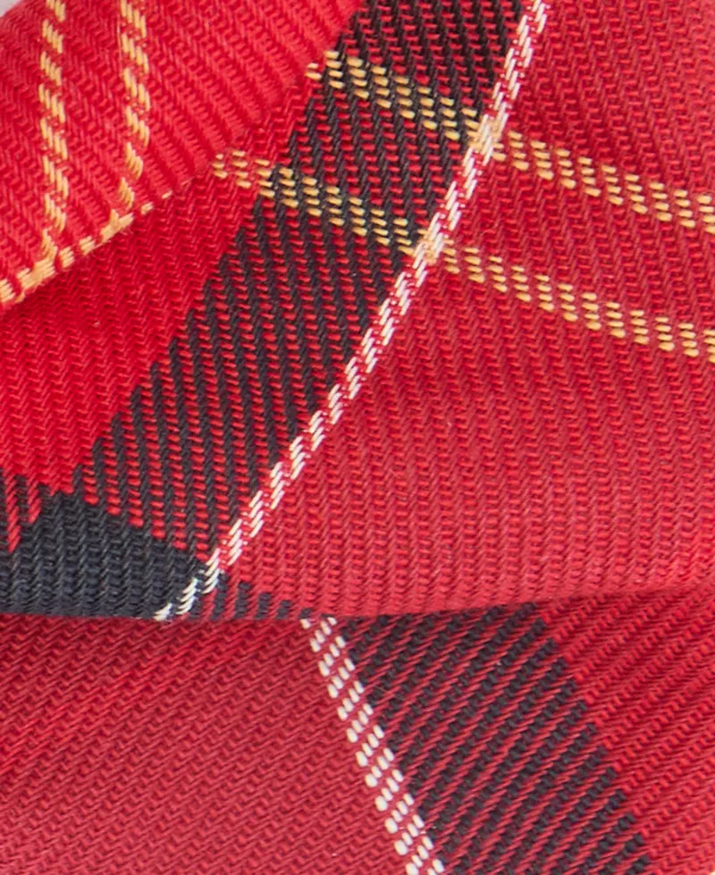 Barbour Tartan Dog Bow Tie - Cardinal Tartan-3