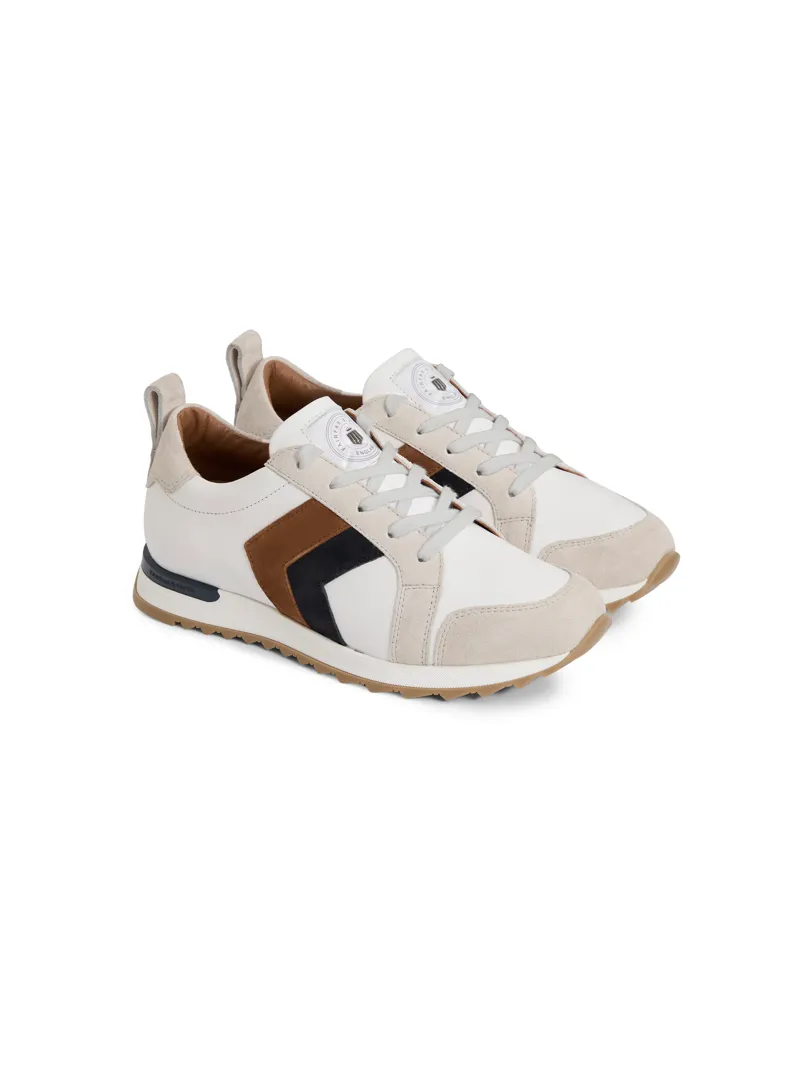 Fairfax and Favor Xandra Trainer - Tan/Navy