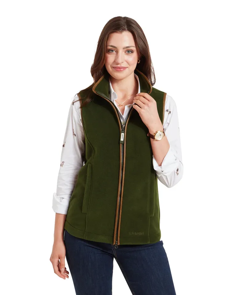 Schoffel Lyndon II Fleece Gilet - Dark Olive-2