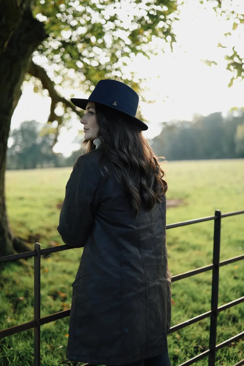 Hicks and Brown Darsham Wax Fedora-2