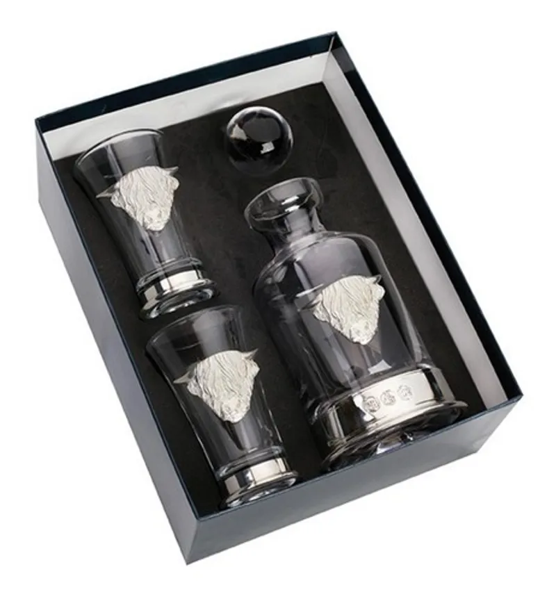 Bisley Stag Decanter Set-1