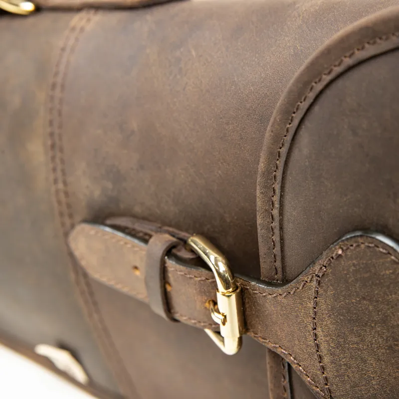 Teales Huntsman Devonshire and Canvas Gun Slip Buckle and Flap 32-2