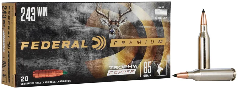 Federal .243 85g Trophy Copper
