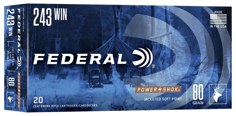 Federal .243 Power Shok 80g
