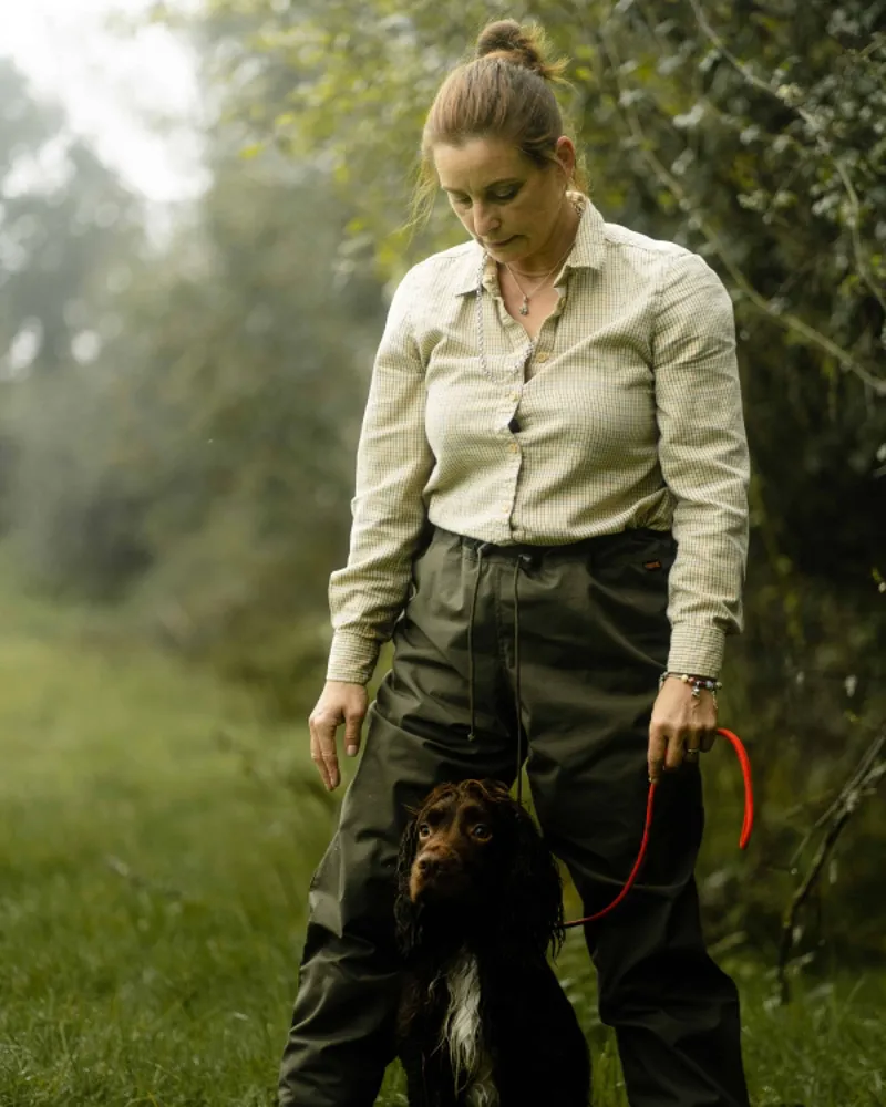 Fortis Ladies Forester Over Trousers - Olive Green-2