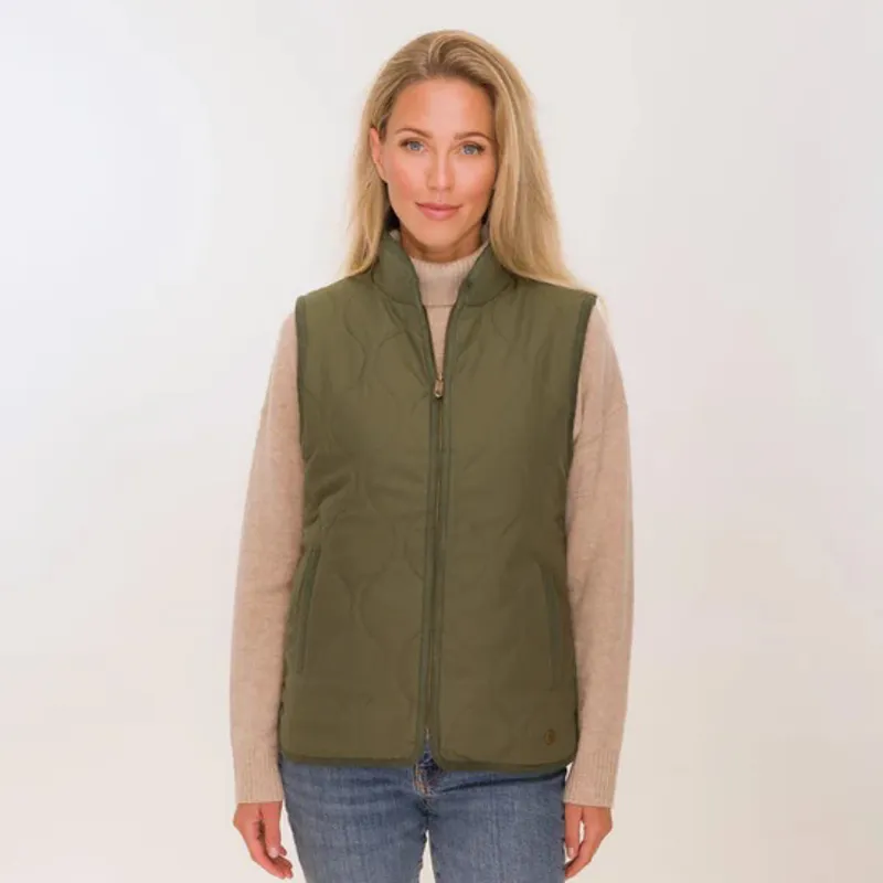 Hicks and Brown Timworth Gilet - Green-4