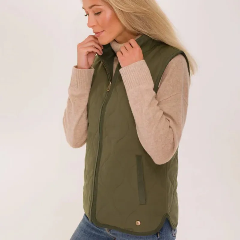 Hicks and Brown Timworth Gilet - Green-5