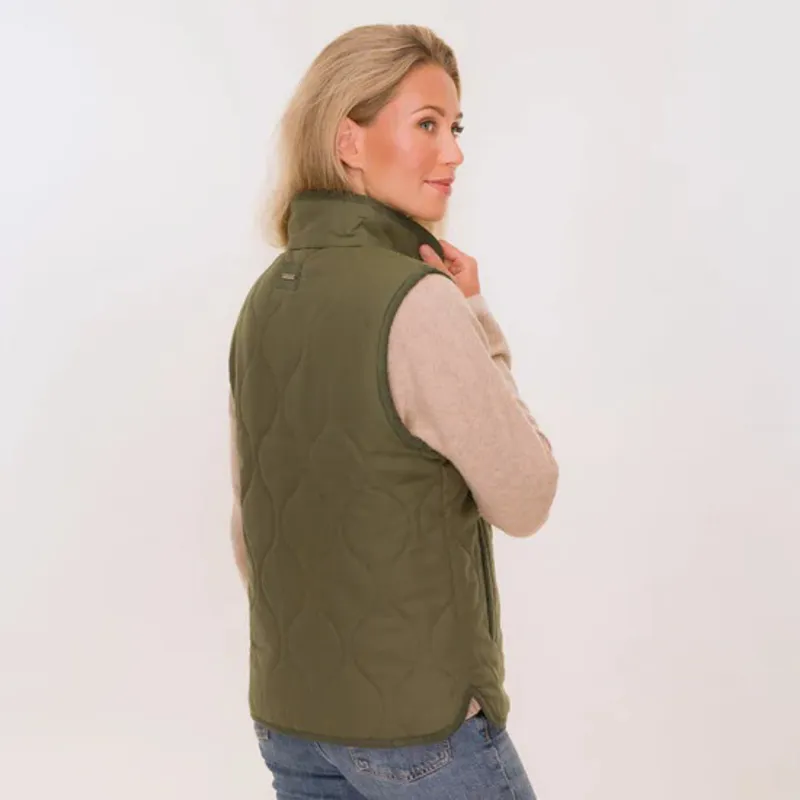 Hicks and Brown Timworth Gilet - Green-6
