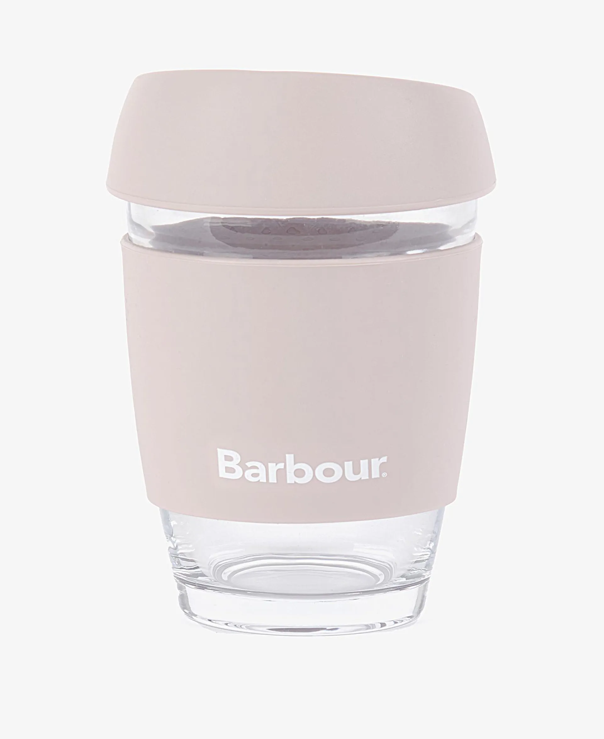 Barbour Glass Coffee Cup Pink