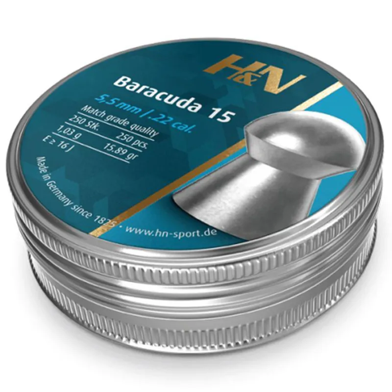 HandN Baracuda 15 pellets .22