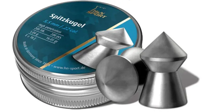 H and N Spitzkugel Pointed .22 Tin of 200