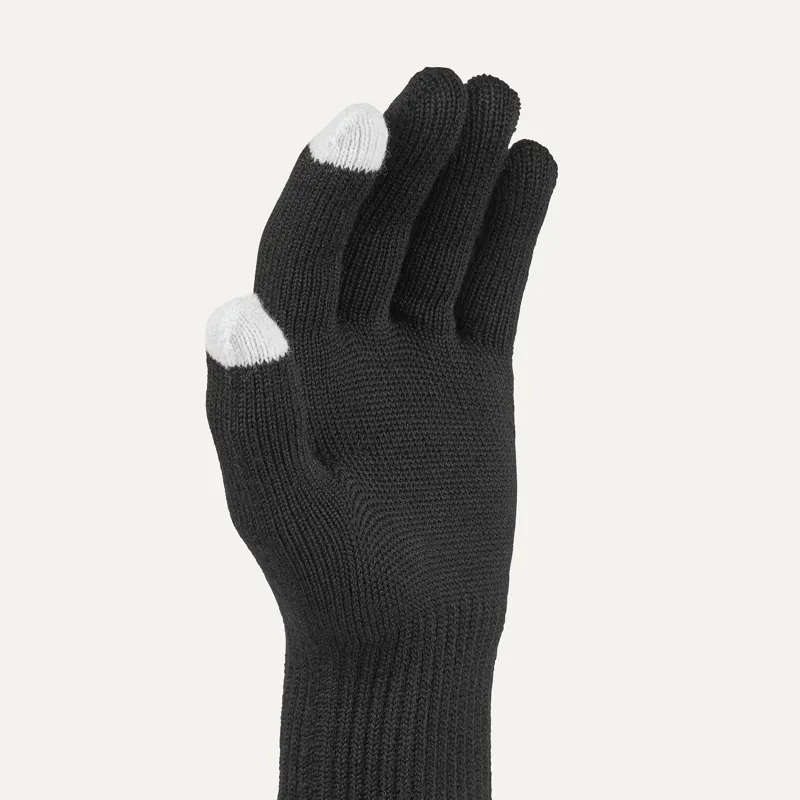 Sealskinz Hanworth Solo Merino Glove - Black-1