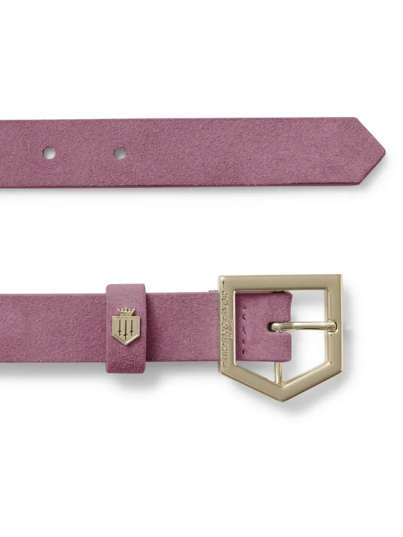 Fairfax and Favor Sennowe Belt - Heather Suede-1