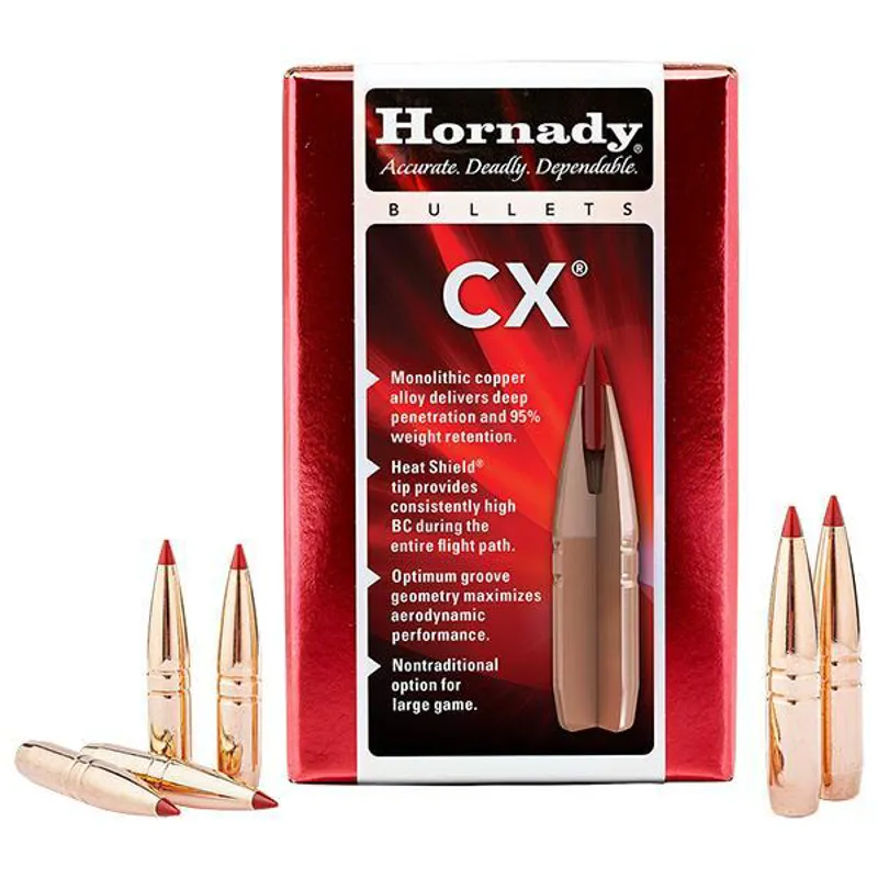 Hornady 30 CAL 110gr CX Heads X50