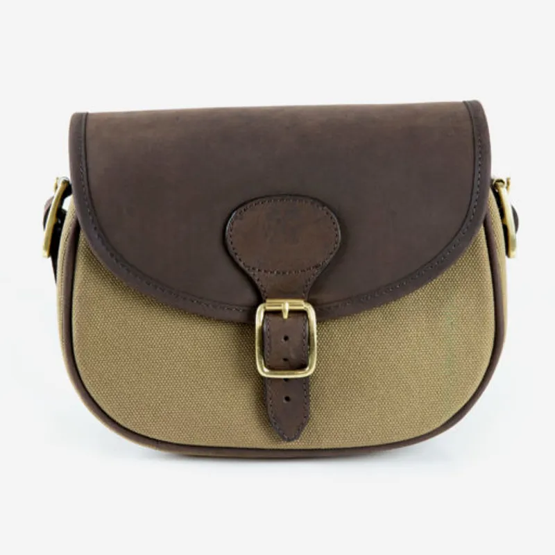 Teales Premier Huntsman Devon and Canvas Cartridge Bag