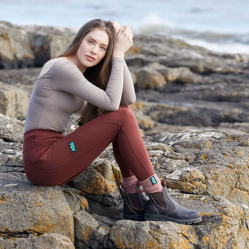 Ridgeline Ladies Infinity Leggings - Oxblood-5