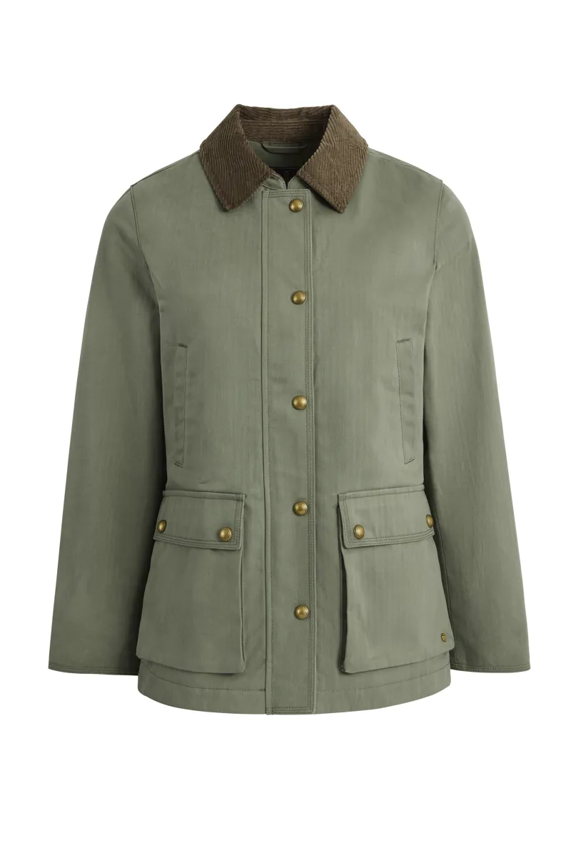 Fairfax and Favor Olivia Wax Jacket - Pistachio