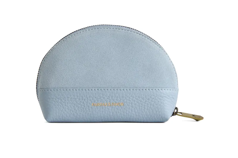 Fairfax and Favor Chiltern Purse - Sky Blue-1