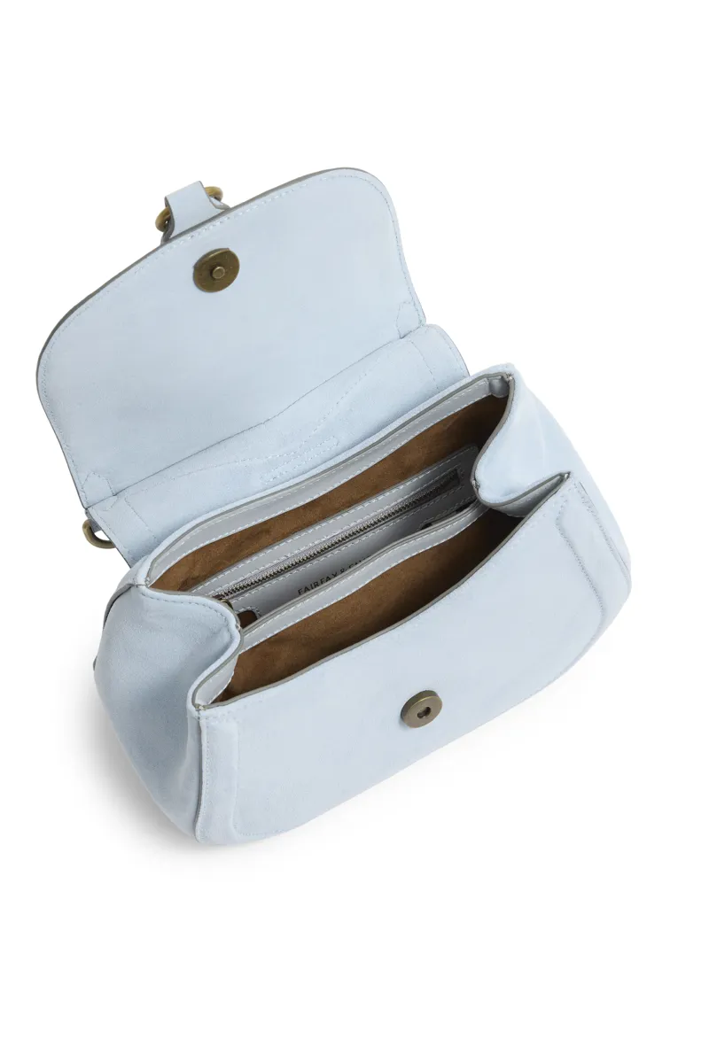 Fairfax and Favor Langham Messenger Bag - Sky Blue-3