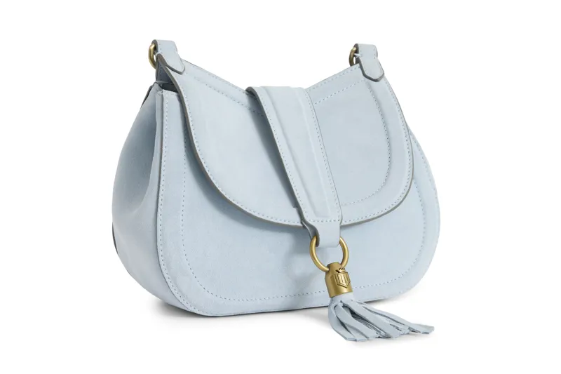 Fairfax and Favor Langham Messenger Bag - Sky Blue-1