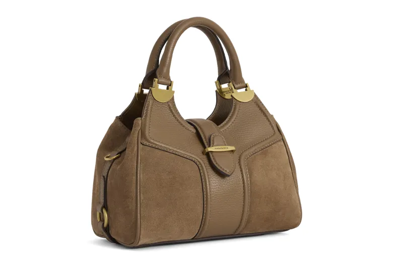 Fairfax and Favor Mini Aviemore Handbag - Tan Suede-1