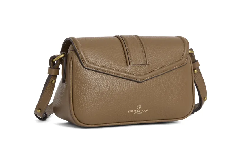 Fairfax and Favor Aviemore Cross Body Bag - Tan Suede-2