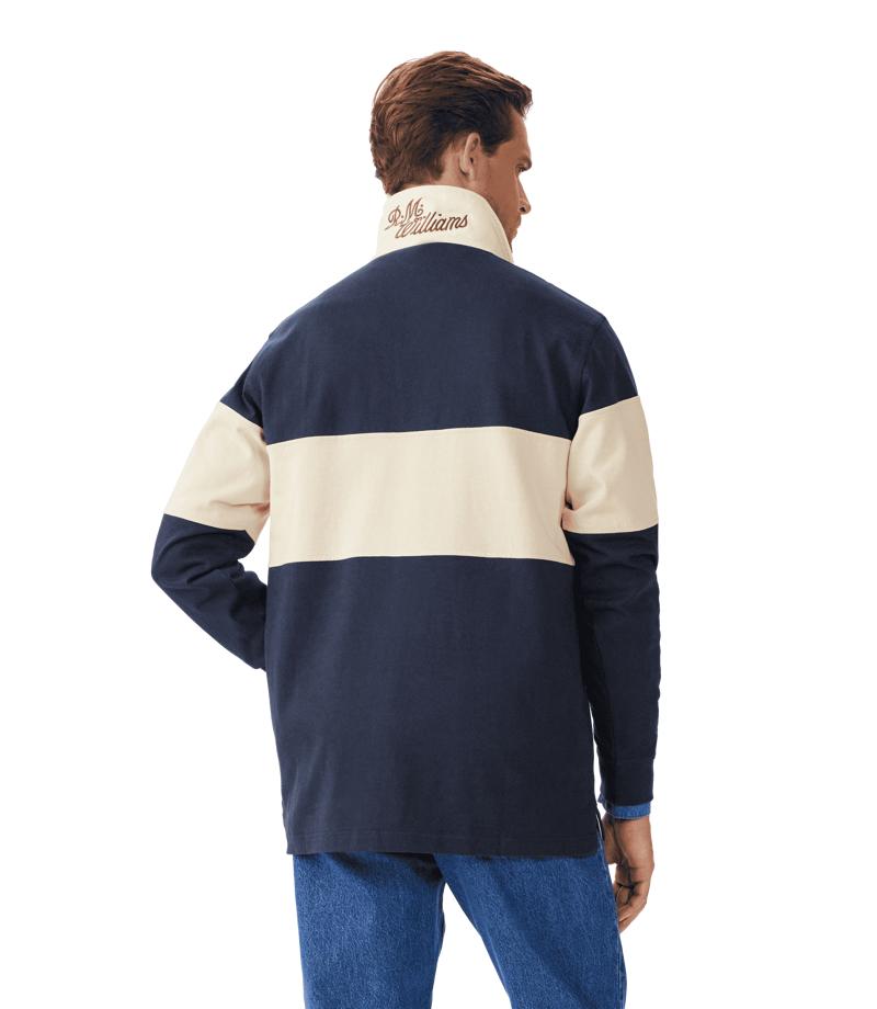 R.M. Williams Heritage Rugby - Navy Sand-3