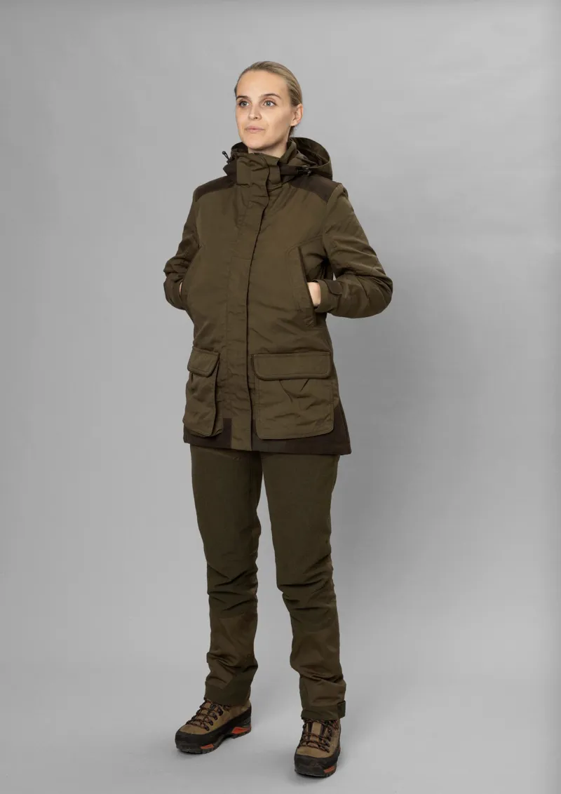 Seeland Ladies Key-Point Kora Jacket Pine Green/Grizzly Brown-2