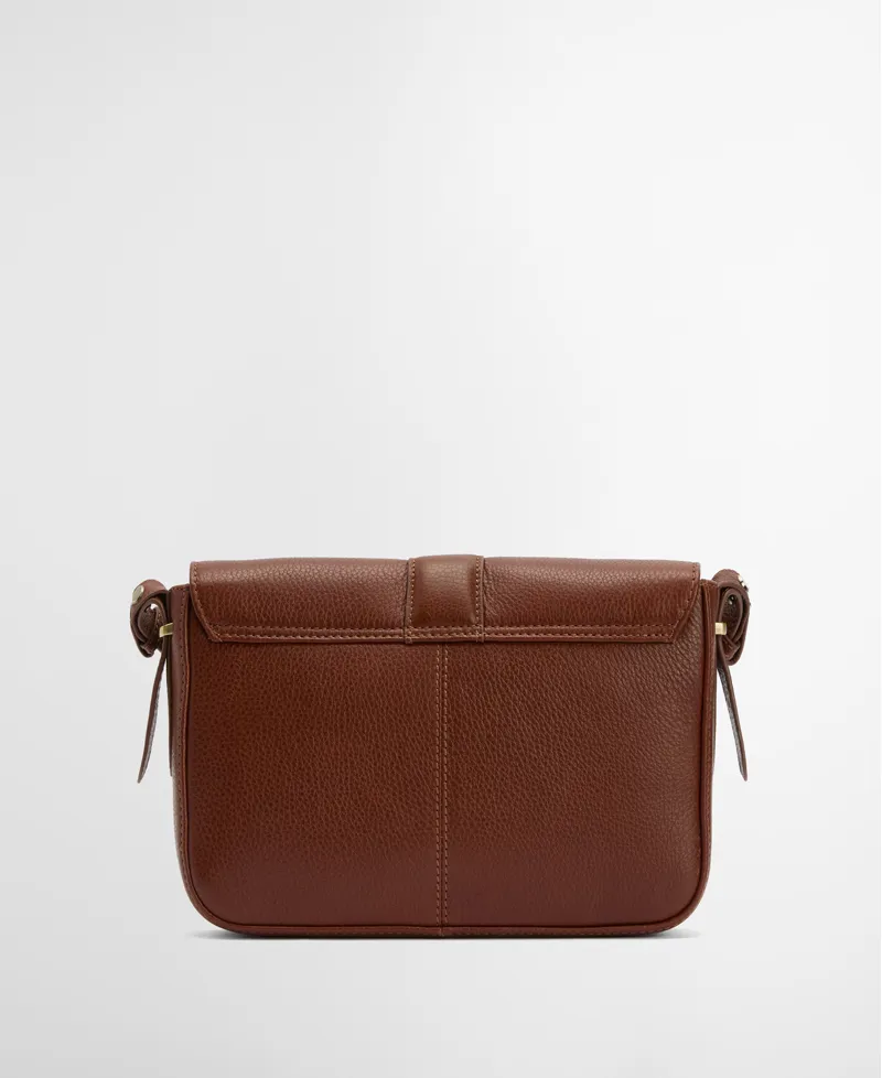 Barbour Rosa Leather Cross Body Bag - Brown-4