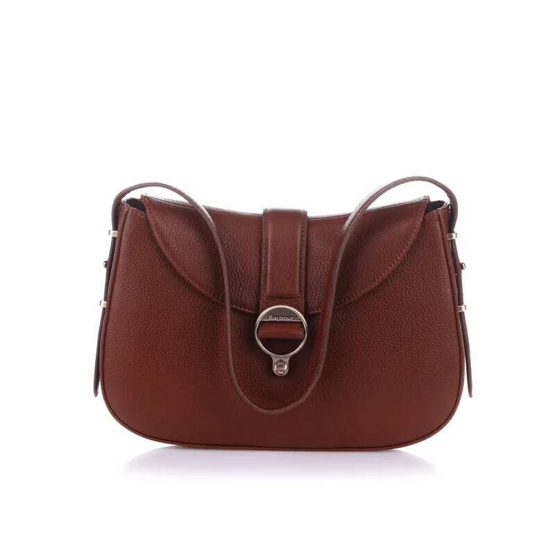 Barbour Alder Leather Sling Bag - Brown