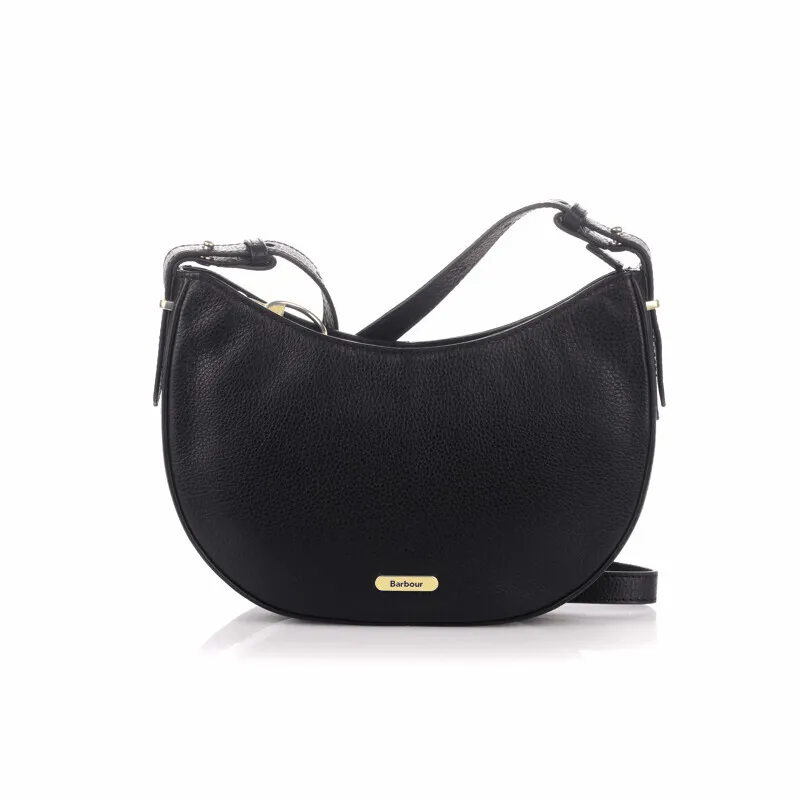 Barbour Sorrel Leather Sling Bag - Black