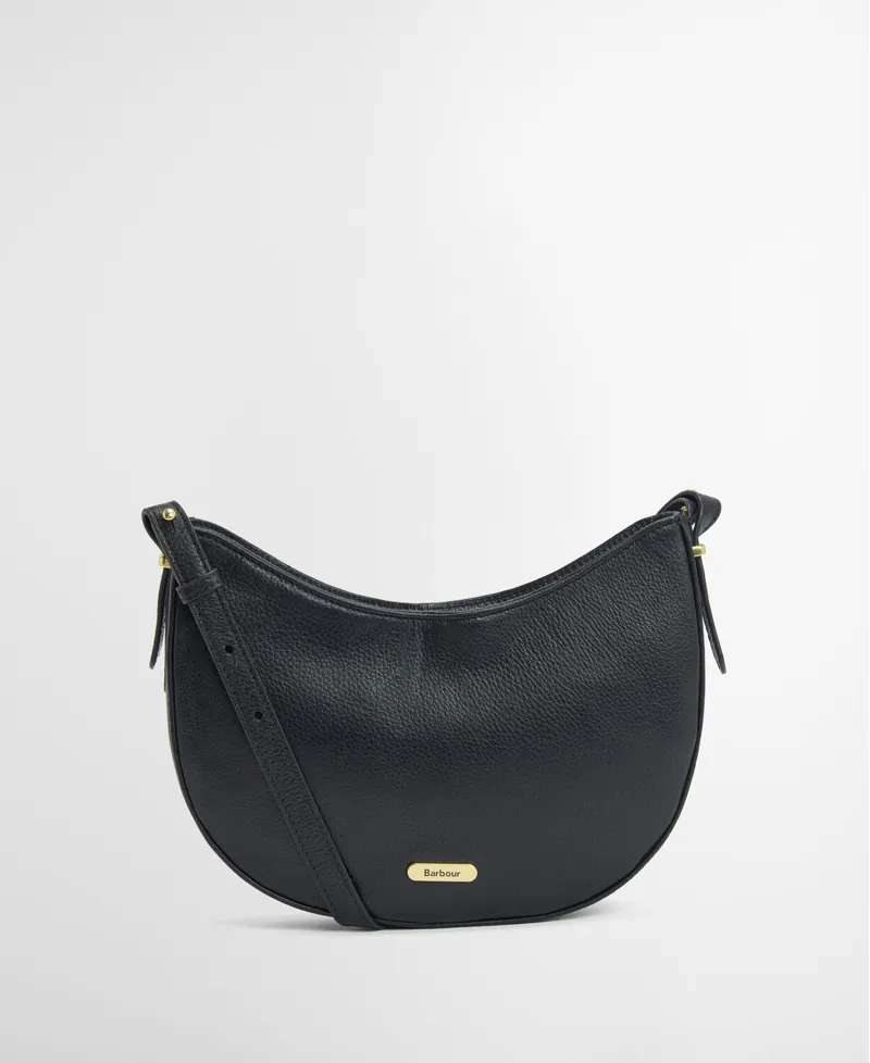 Barbour Sorrel Leather Sling Bag - Black-1