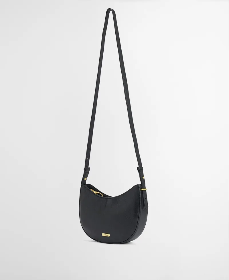 Barbour Sorrel Leather Sling Bag - Black-4