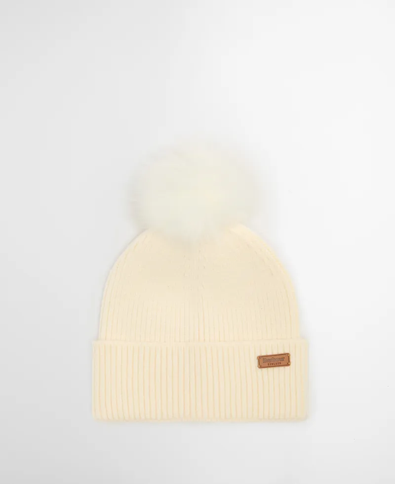 Barbour Dover Beanie and Hailes Scarf Set - Monochrome Tartan-2