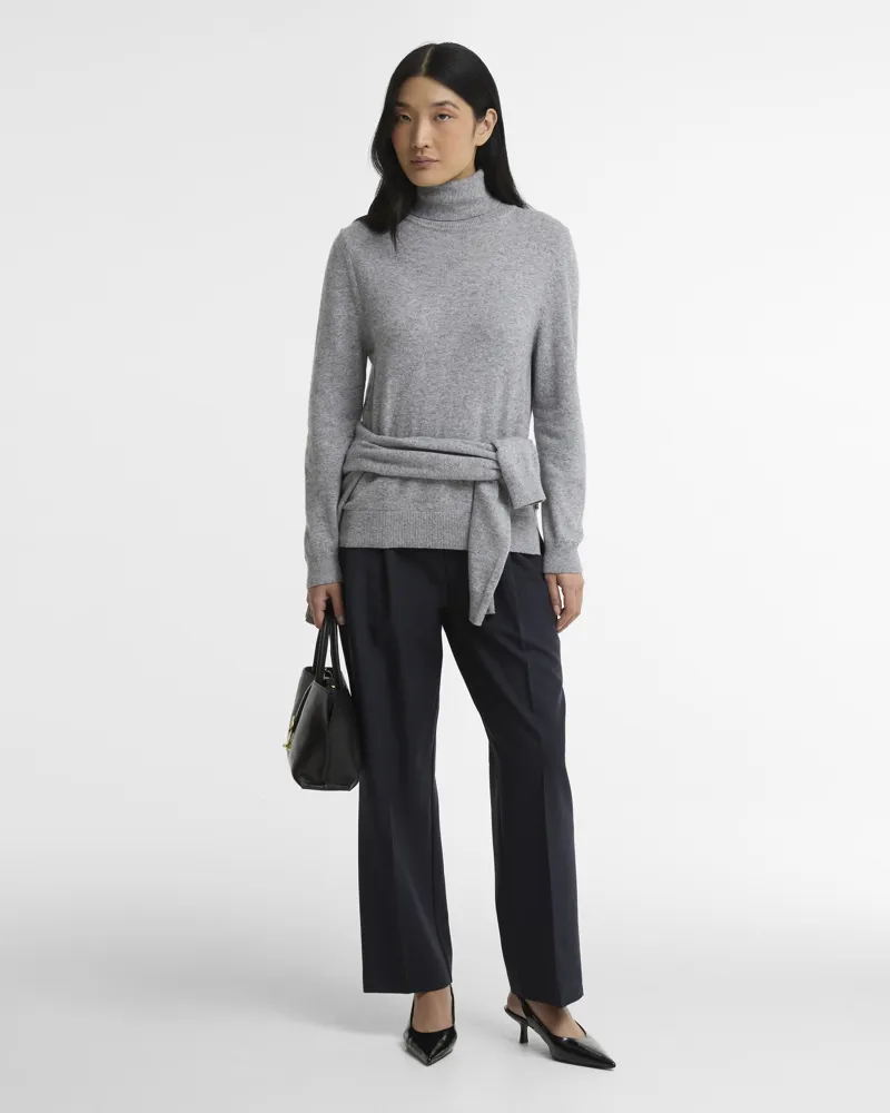 Barbour Pendle Roll Collar Knitted Jumper - Grey-4