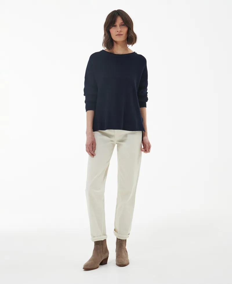 Barbour Marine Knitted Jumper - Navy-3