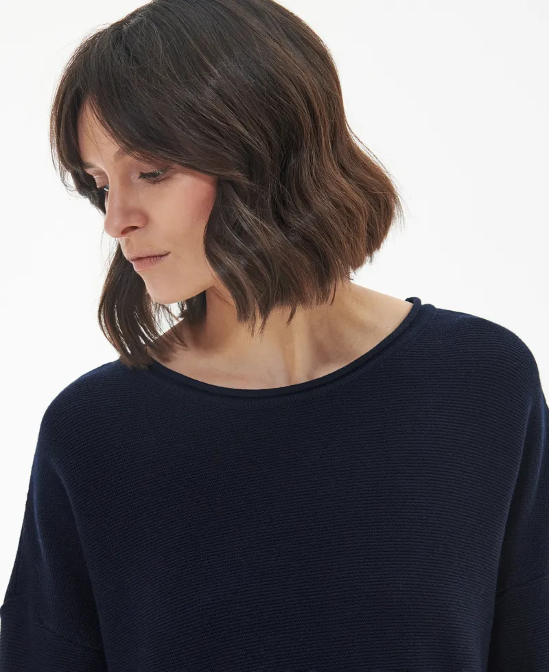 Barbour Marine Knitted Jumper - Navy-2