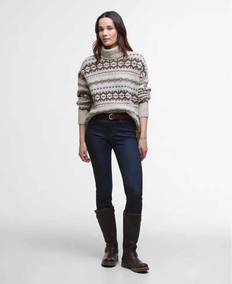 Barbour Helen Knitted Jumper - Birch-2