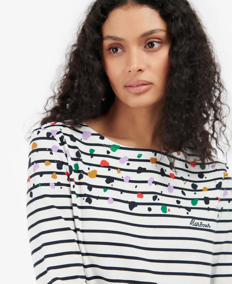Barbour Hawkins Top Off White-3