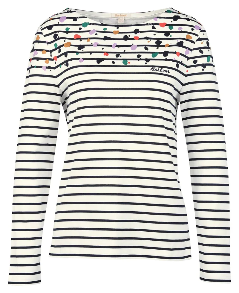 Barbour Hawkins Top Off White