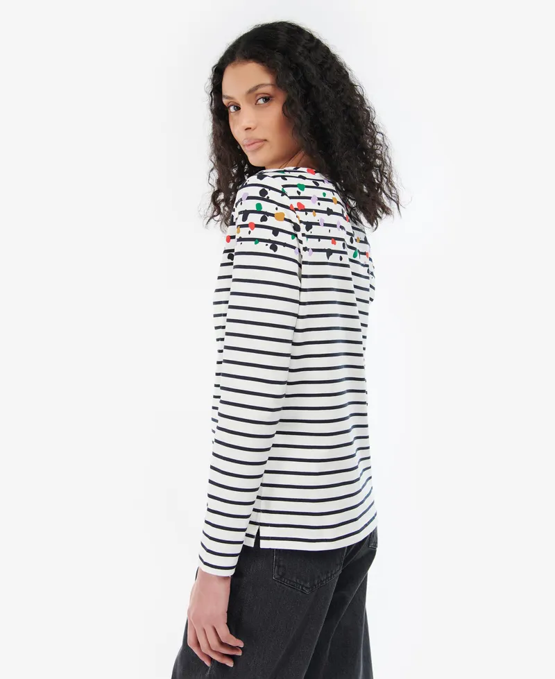 Barbour Hawkins Top Off White-4