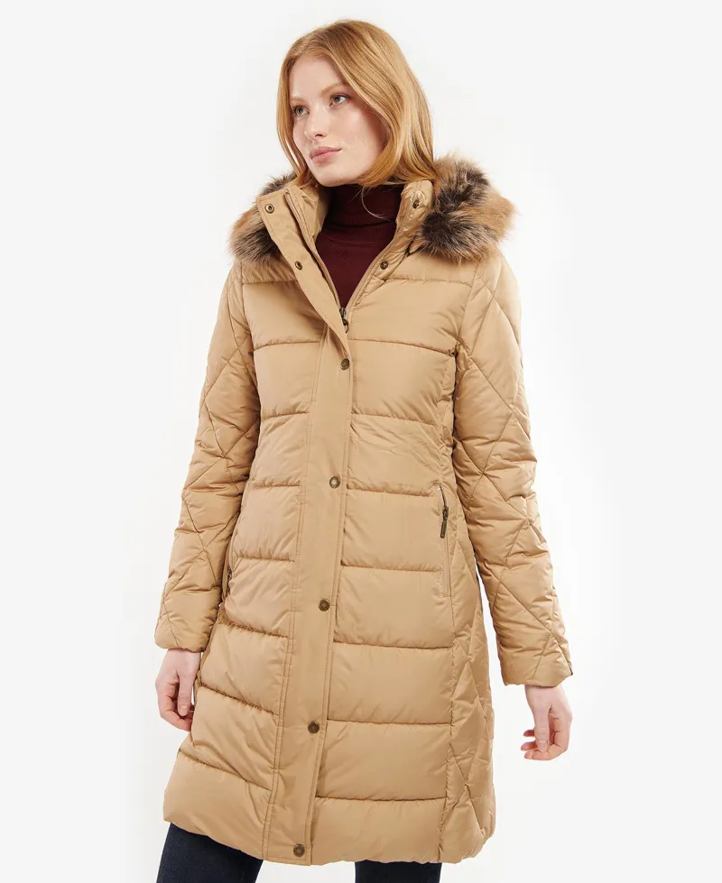 Barbour Ladies Daffodil Quilt Hessian-1