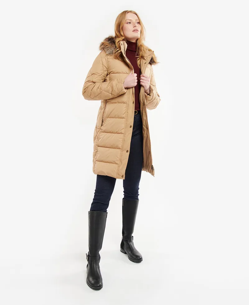 Barbour Ladies Daffodil Quilt Hessian-2
