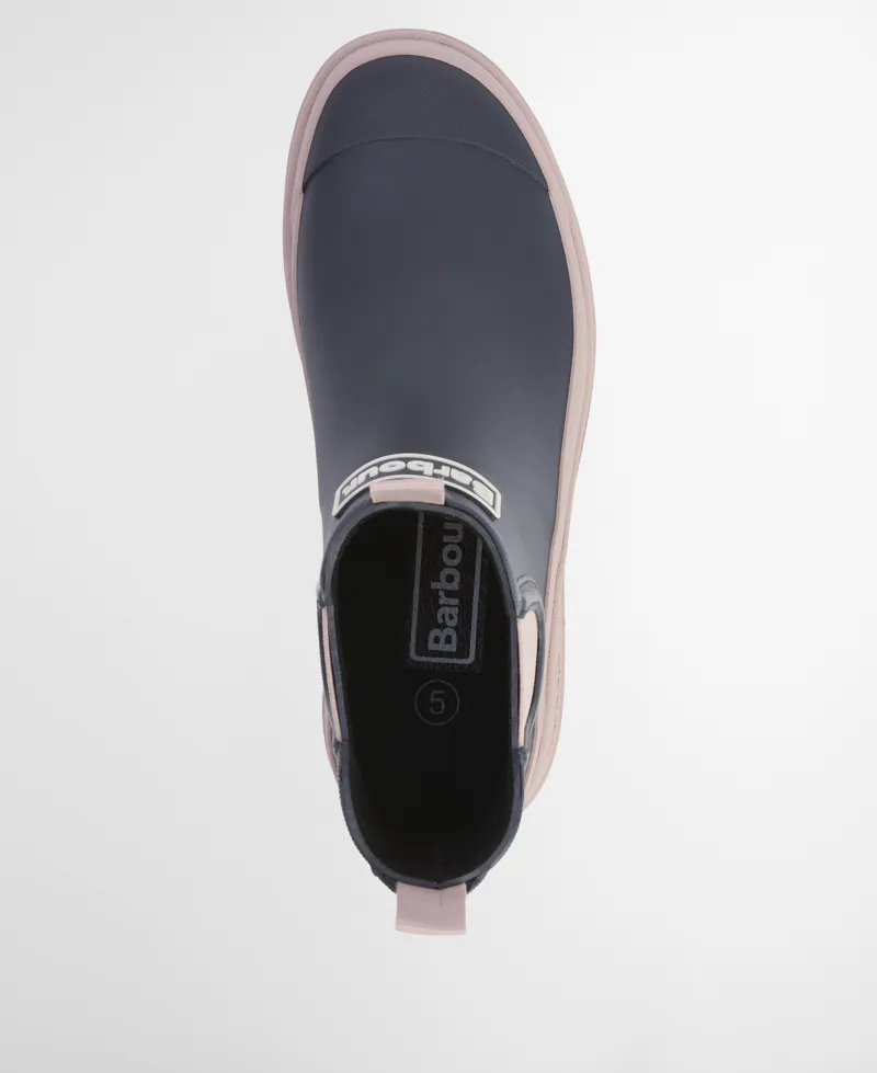 Barbour Nimbus Chelsea Welly - Grey/Pink-4