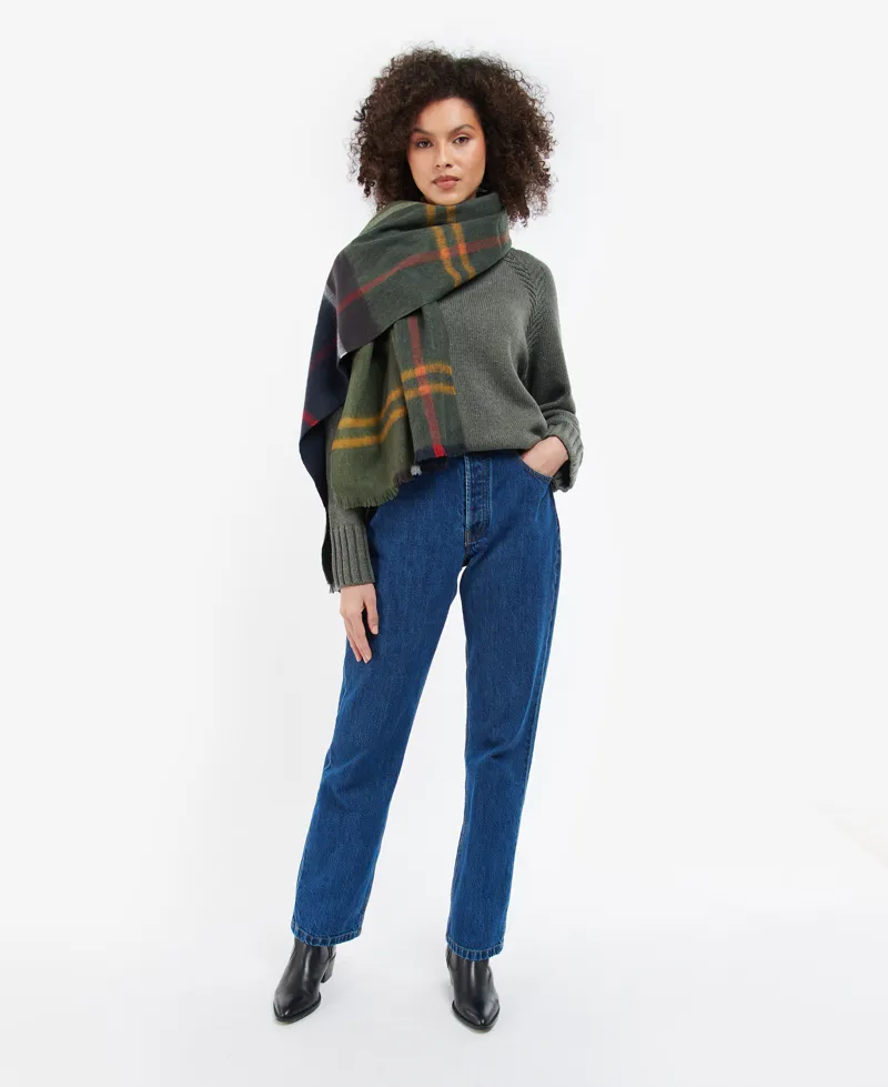 Barbour Rosefield Tartan Scarf - Classic Tartan-3