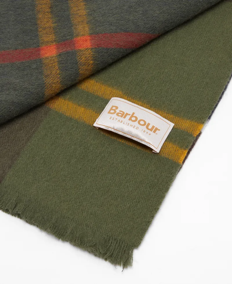 Barbour Rosefield Tartan Scarf - Classic Tartan-4