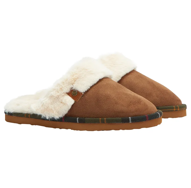 Barbour Claudia Mule Slipper - Camel