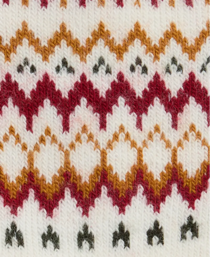 Barbour Kingsford Fair Isle Sock - Cloud-2