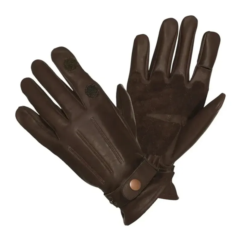 Percussion Leather Shooting Gloves - Brown